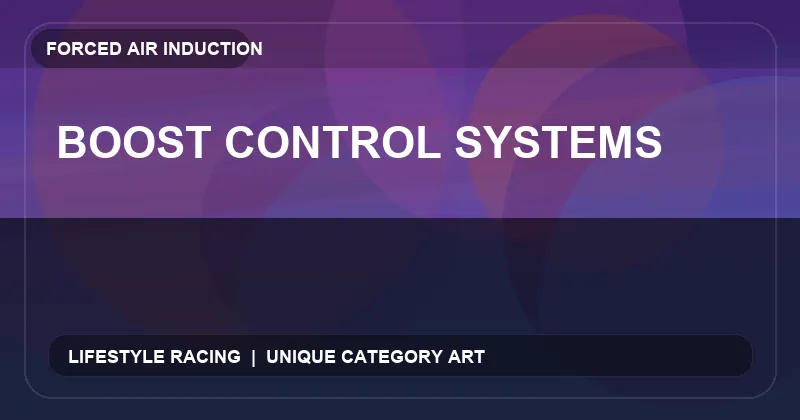 Boost Control Systems